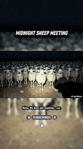The Sheep Were Counting ME 😳🐑