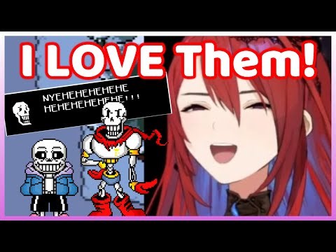 Elizabeth gave Papyrus the PERFECT Voice in Undertale! (Hololive)