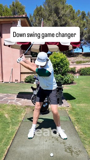 Down swing game changer drill! This move makes it so much easier to compress the ball | Me and My Golf
