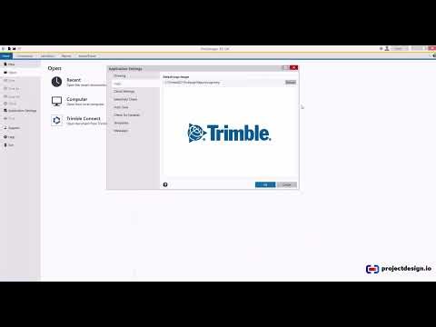 PD 01 01 01 Template set up Application settings
