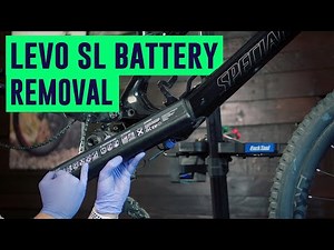 How to remove the battery, cranks and motor on a Specialized Turbo Levo SL