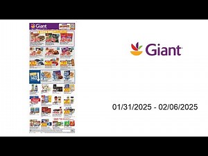 Giant Food Weekly Ad - 01/31/2025 - 02/06/2025
