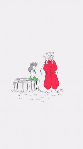 Sensitive Inuyasha and Kagome Chibi Animatic