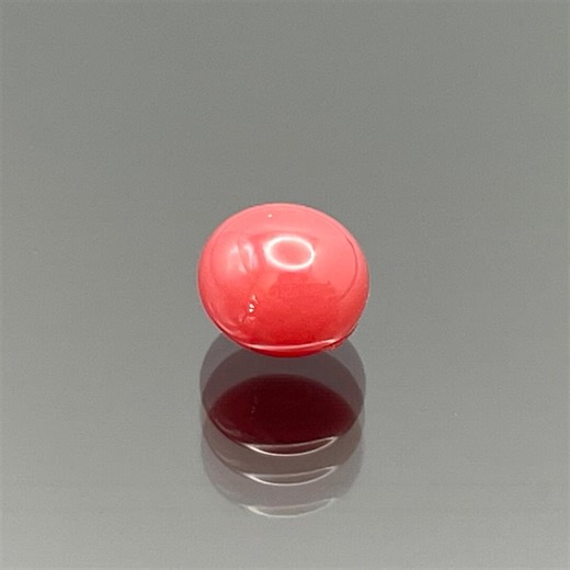 Natural Conch Pearl — 5.27 X 4.83 X 4.33mm Pink Red — Button, Drilled - Etsy