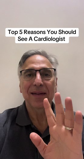Top 5 reasons you need to see a cardiologist 1. Symptoms of Angina 2. FH of premature Coronary Disease. 3 FH of sudden death, bicuspid aortic valve disease hypertrophic cardiomyopathy . 4. Fainting especially if with palpitations 5. Symptoms suggestive of heart failure. #heart#healthy #doctor #fyp