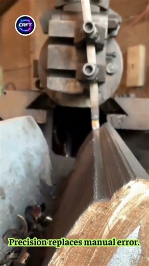 CNC WOOD PLANING SYSTEM — digital precision carving at micron accuracy #WoodTech