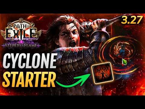 [PoE 3.27] My Starter! Shockwave CYCLONE Slayer - IN DEPTH League Starter Build Guide, Path of Exile