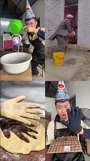 Gội đầu cho bé và làm bánh bàn tay 🥶🖐️🥰