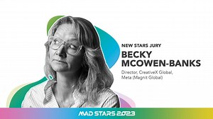 MAD STARS 2023: “Be your own harshest critic,” says Becky McOwen-Banks, Director of Creative Global, Creative X, at Magnit (Currently at Meta.) As part of the New Stars MAD Competition jury, learn more about Becky’s insights into the quality of this year’s entries and her advice to fellow creatives. | adobo magazine