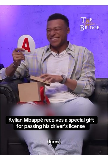 Kylian Mbappé Receives Special Gift for Driver's License