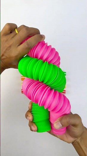 Creating ASMR Style Relaxing POP-TUBE Sound #diy #satisfyingvideos #relaxing #oddasmr #poptubesounds