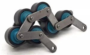 [Hot Item] Factory Directly Supply Double Plus Roller Chain Free Flow Chain Pallet Conveying