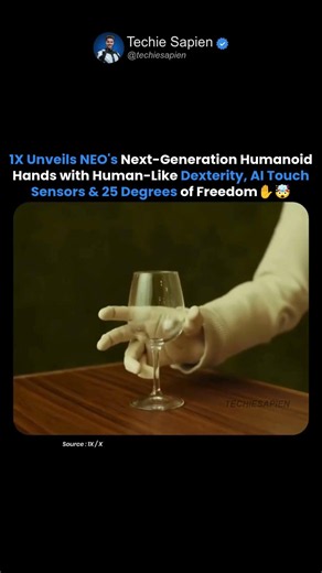 1X's New Humanoid Robot Hands Are Almost Human! 🤖✋