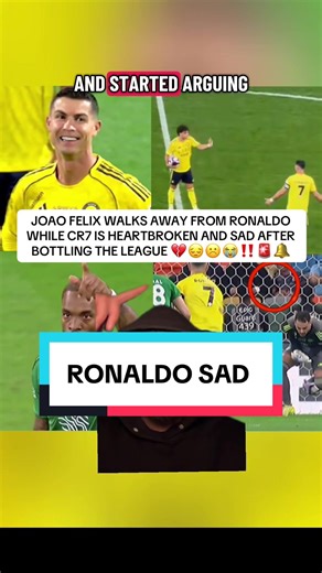 Ronaldo was sad and heartbroken after Al nassr vs al Ahli 3-2 highlights Ivan toney goal today Ronaldo performance today joao Felix and Ronaldo al amri goal today #football #ronaldo #goat #alnassr