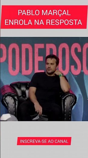 PABLO MARÇAL ENROLA NA RESPOSTA E DEPOIS SURPREENDE TODO MUNDO #mentalidade #podcast