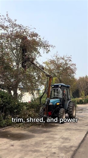 7-Blade Hydraulic Branch Cutter in Action#forestryequipment #forestrymachinery #treepruning #treetrimmimg #treecutting