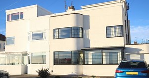 Inside stunning art deco-style house with incredible sea views