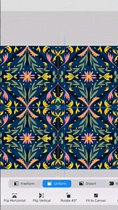 How to create a seamless repeat pattern in Procreate #seamlesspattern #patternmaking #procreate