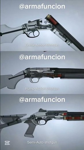 🔫 Break vs Pump vs Semi Auto Shotgun ⚔️ Funcionamiento & Power 🚀 | Shotgun Works 🌍 #usa #armafuncion