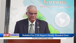 1K views · 25 reactions | NEWS Source: Mahdia Fire COI Report Finally Handed Over | News Source Guyana | Facebook