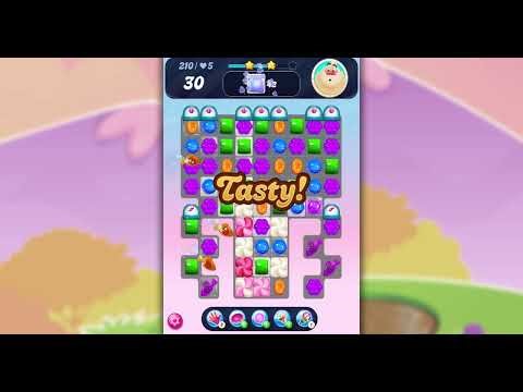Candy Crush Level 210 | Tips & Tricks to Win Easily! 🎮💡| candy crush saga level 210 #candycrush2025