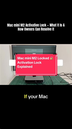 Mac mini M2 Activation Lock explained — why it appears and what options owners have. #MacMiniM2 #MacActivationLock #AppleSecurity #AppleSupport #TechEducation