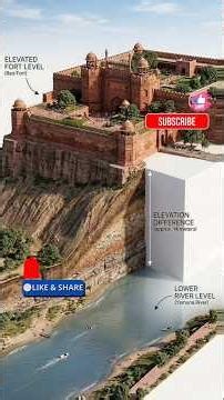 The secrets behind the Red Fort’s निर्माण 🇮🇳 #redfort #engineering #mughal