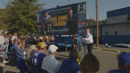 Morehead State University renames stadium in honor of former Quarterback Phil Simms