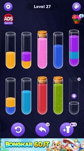 Water Sort Puzzle Level 27 Answer