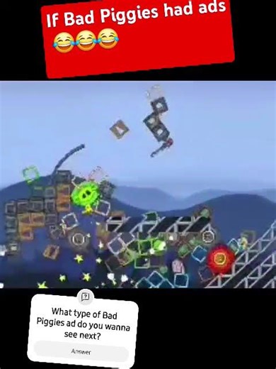 If Bad Piggies is a MOBILE GAME AD!!! #badpiggies #brainrot #games #rovio #ylyl #angrybirds