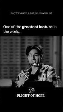 One of the Greatest Lectures in the World#GreatLecture#LifeLessons#Mindset#Wisdom#RealityCheck