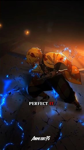 “Thunder Breathing… Seventh Form.⚡🔥 #zenitsu #7form #animeshorts #animeeditPS