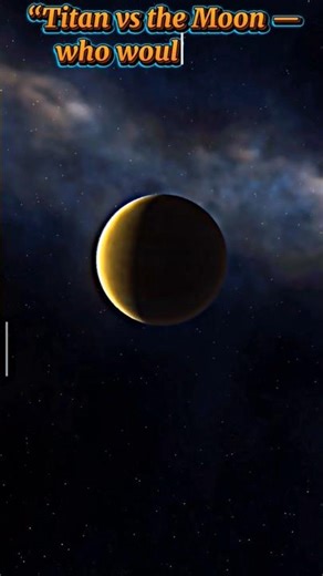 Titan vs the Moon — who would win?#viralvideo #shortsfeed #shortvideo #moon #titan
