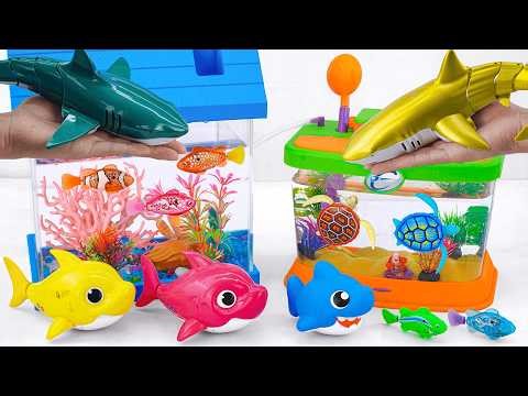 15 Minutes of Satisfying ASMR Unboxing | RC Shark & Zuru Robo Fish Aquarium Playset