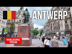 Walking Tour of Antwerp Belgium 🇧🇪 | City Center Antwerp August 2025 (4K 60FPS)