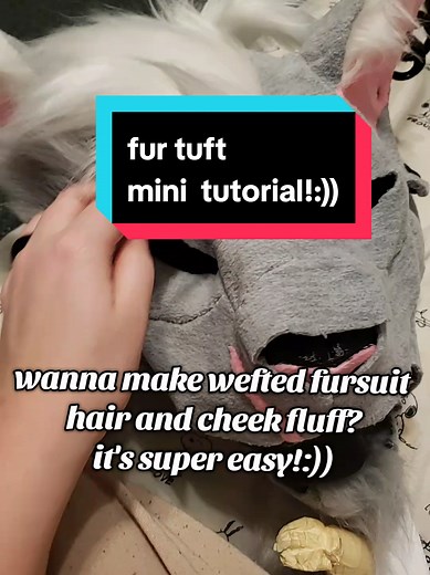 Super Fluffy Cheek Fluff Tutorial for Fursuits