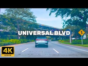 🎢 Universal Drive | Orlando, Florida [4K/60 HDR]
