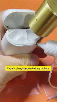 How to teardown and replace airpods charging case battery? #diyrepair #airpodsnocharge #techlife