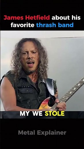James Hetfield About His Favorite Thrash Bands #Metallica #MetalHeads #shorts