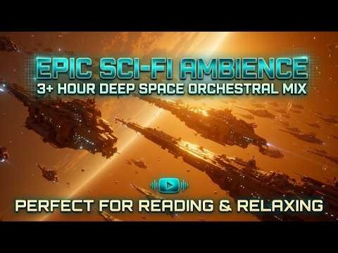 Futuristic Pyramid Over Orbit - Epic Galactic Atmosphere | Cinematic Space Journey
