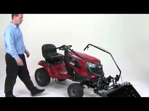 Mounting the Scoop to the Tractor & Adjustments