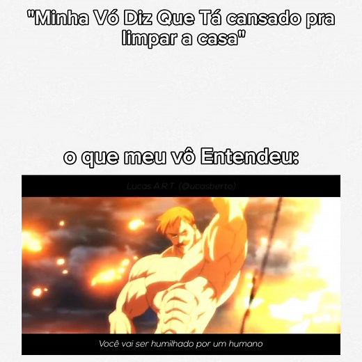 Lutando Contra Mim - Escanor Anime Rap | 7Minutoz Meme