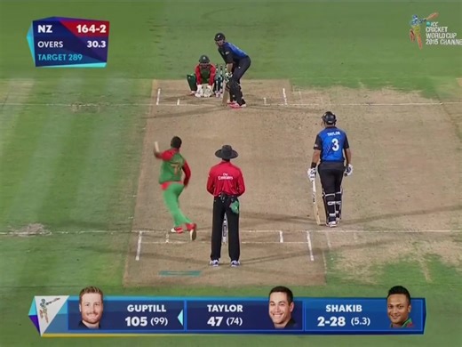 New Zealand vs Bangladesh 2015 ODI World Cup Highlights