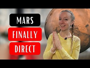 Mars FINALLY Goes Direct! What It Means for Your Sign?