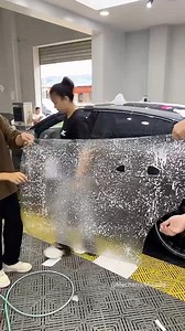 Transparent car wrap process. #auto #automobile #automechanic #wrap #automotive #carwrap | Mechanic Mike