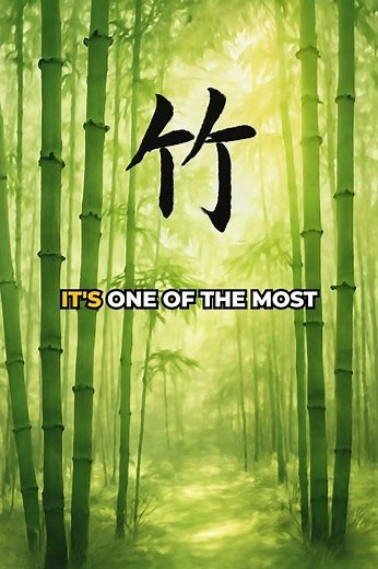 Bamboo in a Kanji! 🎍 | Learn 竹 (Take)