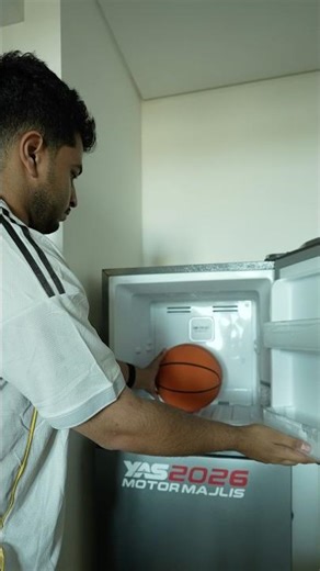 وضعت كرة السلة في الثلاجة لمدة 5 ساعات 🏀 🥶