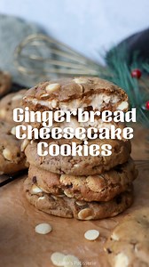 (new!) Gingerbread cheesecake cookies 🤤😍 Full recipe here - https://www.janespatisserie.com/2025/12/04/gingerbread-cheesecake-cookies/ A new festive cookie recipe for you because the limit does not exist when it comes to delicious Christmas cookie options. Gingerbread cookies with white chocolate chips stuffed with a caramel cheesecake mix… I am OBSESSED! ❤️🎄 #JanesPatisserie #CheesecakeCookies #CookieFlavours #StuffedCookies #ChristmasCookies | Jane's Patisserie
