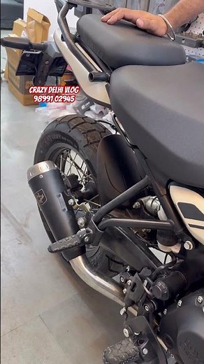 Himalayan 450 Exhaust Modification | Arrow exhaust installation for Himalayan 450 | Exhaust System