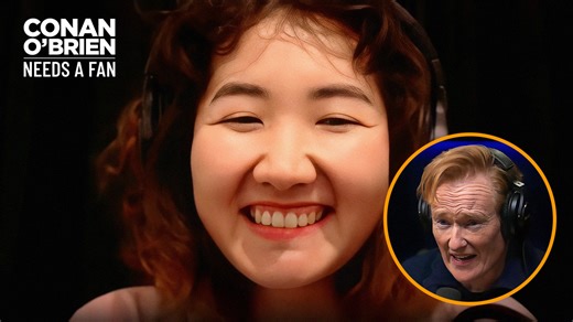 Conan talks to Nurzhamal in Almaty, Kazakhstan to discuss Conan’s evasion of her attempts to get ahold of him. | Team Coco